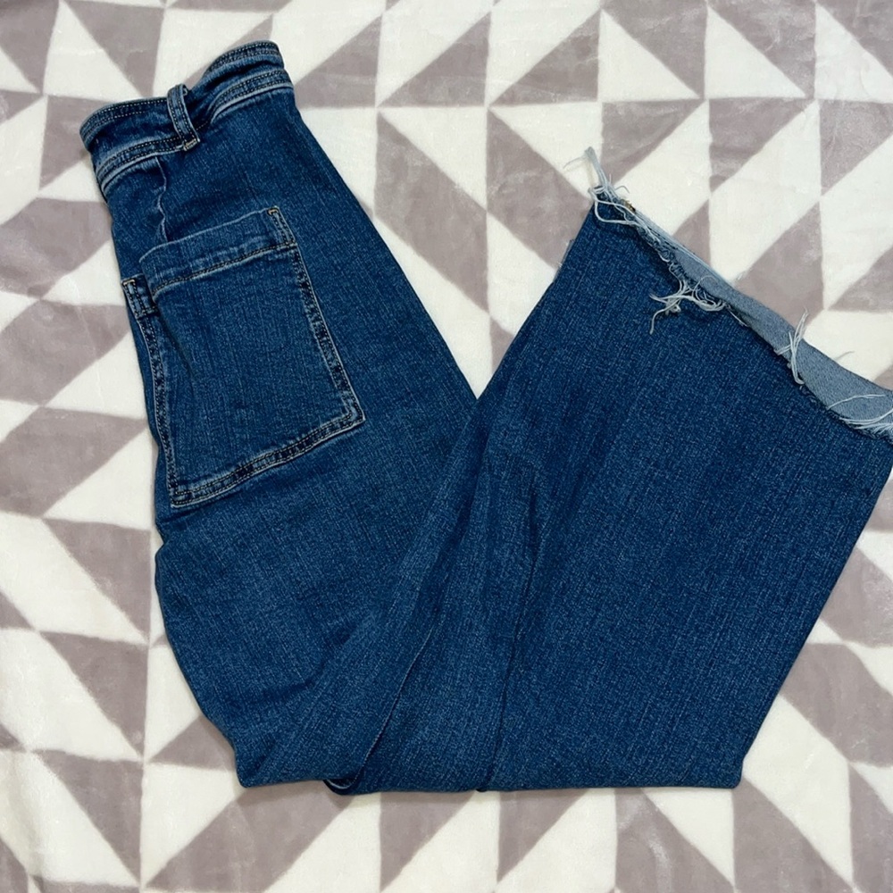 Zara marine straight pocket jeans